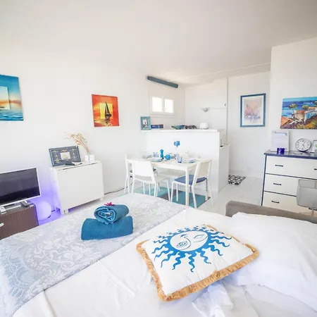 New Santorini - Incroyable Vue Sur - Wifi - Garage Topprosconciergerie La Grande Motte