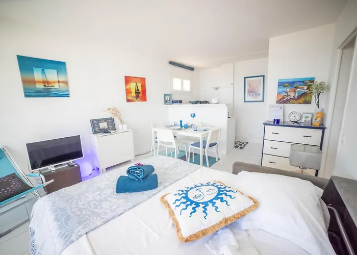 New Santorini - Incroyable Vue Sur - Wifi - Garage Topprosconciergerie La Grande Motte